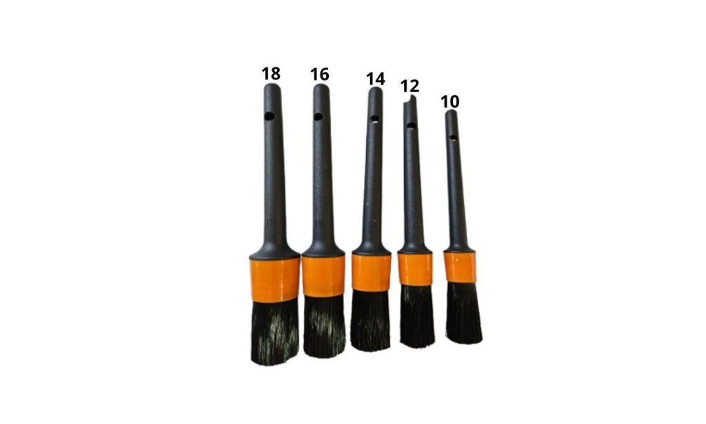 PINCEL AUTOMOTIVO EXTERNO PRETO E LARANJA
