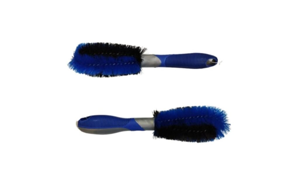 ESCOVA PARA LAVAR FURO DE RODA AZUL E CINZA