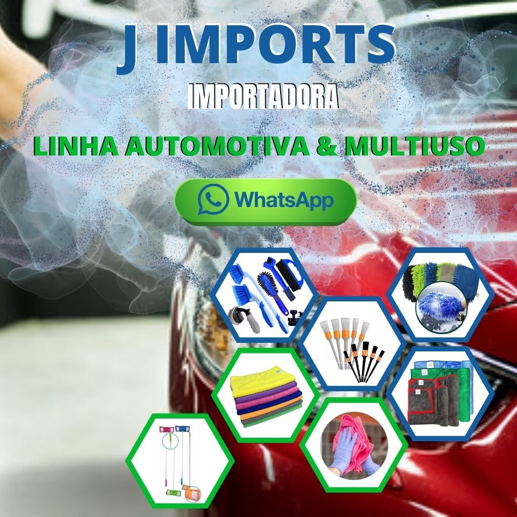 JIMPORTS microfibras e escovas automotivas